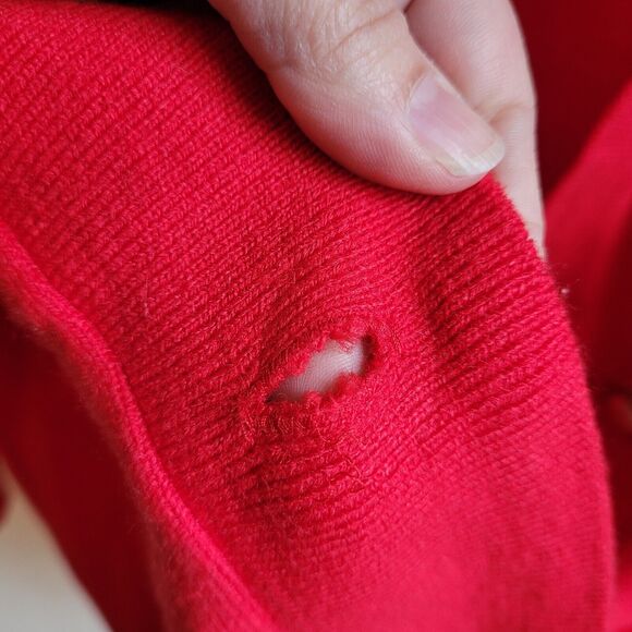 Designers Originals Cardigan Sz S Red Button Sweater Vintage USA READ - Picture 7 of 15